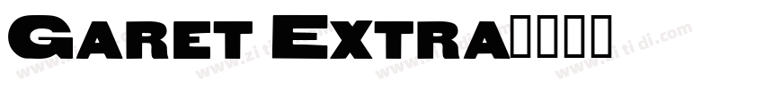 Garet Extra字体转换